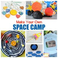 Summer fun needs space camp! This at home summer camp has a fun DIY space camp theme that kids will love! These summer memories with your kids will last!