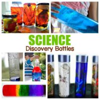 Science lessons don't have to be complicated! These simple science discovery bottles make it easy to learn about science in a hands-on, mess-free way!