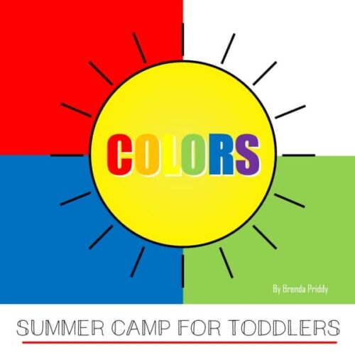 Make summer memories with your little ones by creating an at-home summer camp with a color theme! This summer camp for toddlers is fun for all!
