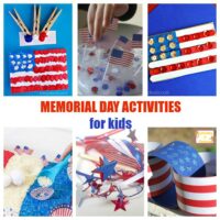 Remember our soldiers with these patriotic Memorial Day crafts and patriotic activities for kids that help remember the soldiers who keep our country safe!
