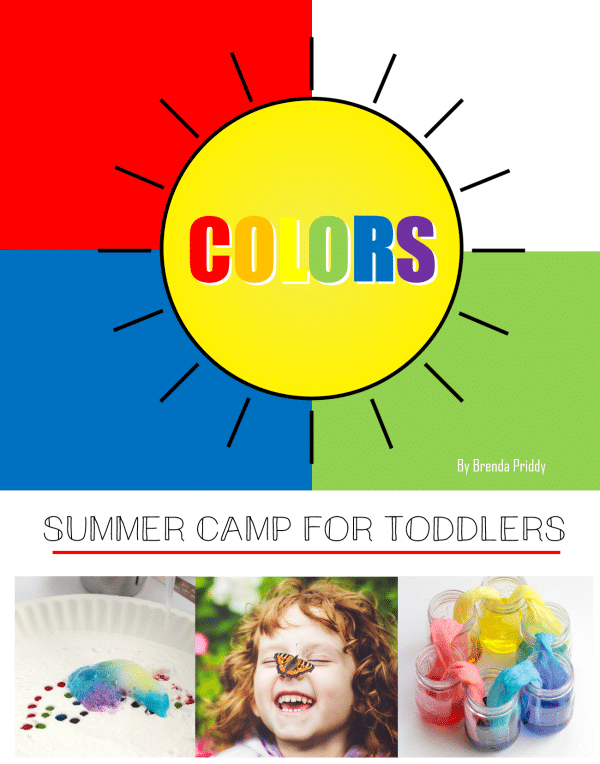 Make summer memories with your little ones by creating an at-home summer camp with a color theme! This summer camp for toddlers is fun for all!