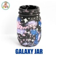 Follow along with these directions to learn how to make your own galaxy jar experiment. It's a fun space-themed STEAM activity that most kids will have a blast making!