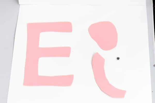 What does E stand for? An elephant of course! Transform a letter E into this adorable e is for elephant letter craft! A fun way to teach the alphabet!