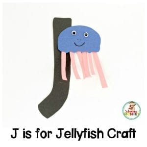 J is for Jellyfish Alphabet Craft