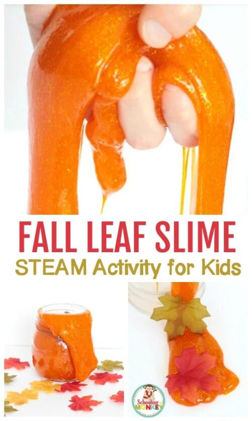 Sticky, Oozy Fall Leaf Slime That Will Make You a Slime Fan