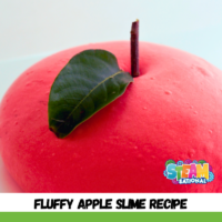How to make fluffy apple slime! This apple slime recipe teaches you how to make red apple slime with only 3 ingredients!