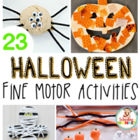 Little ones will love to celebrate Halloween with these Halloween fine motor activities that are delightful, not frightful. Perfect for preschool!