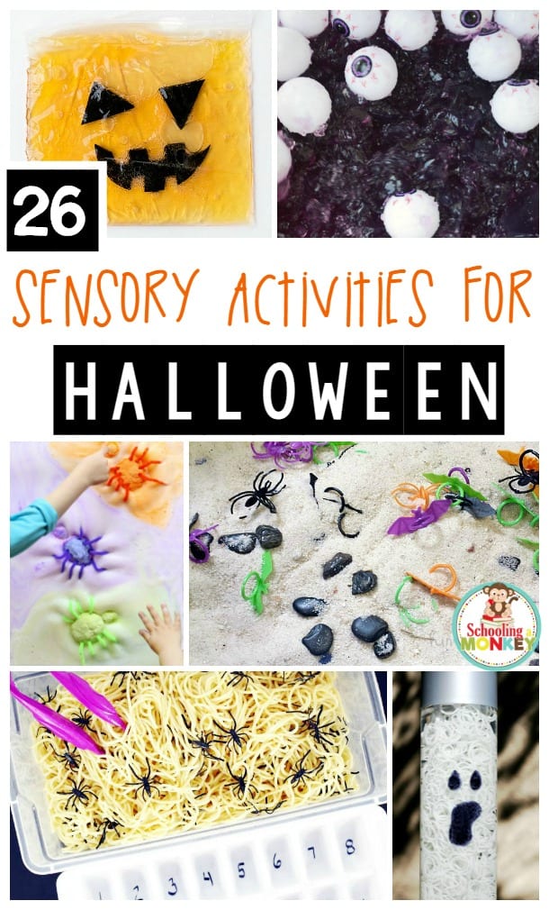 Make Halloween fun for the littlest spooky fans with these adorable Halloween sensory activities! These sensory projects are perfect for little learners.