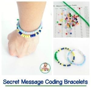 How to Make Binary Coding Bracelets with Secret Messages