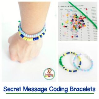 How to Make Binary Coding Bracelets with Secret Messages