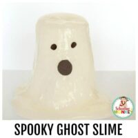 Make Halloween fun by making ghost slime in your science classroom! This Halloween STEM activity is the perfect Halloween science experiment for kids.