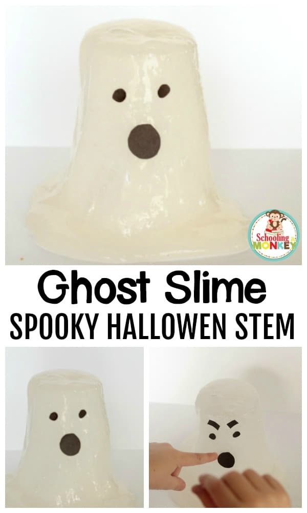 Make Halloween fun by making ghost slime in your science classroom! This Halloween STEM activity is the perfect Halloween science experiment for kids.