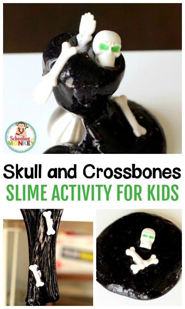 Mix science and Halloween when you make skull slime and turn it into a Halloween STEM activity! Kids of all ages will love this creepy science experiment. 