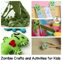 Kids love to hate zombies, and this Halloween, they can bring zombies to life with these fun zombie crafts and zombie activities for kids!