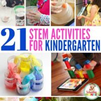 STEM (science, technology, engineering, and math) are important skills for all kids. These STEM activities for kindergarten are perfect for early learners!
