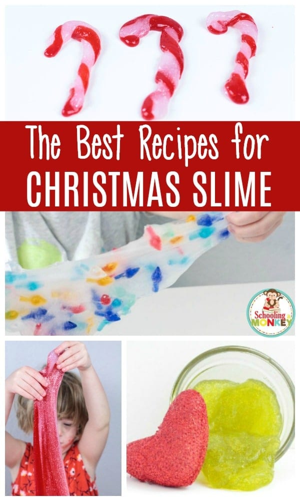 Mix a love of Christmas with a love of slime with these hands-on Christmas slime recipes! These are the very best recipes for Christmas slime ever!