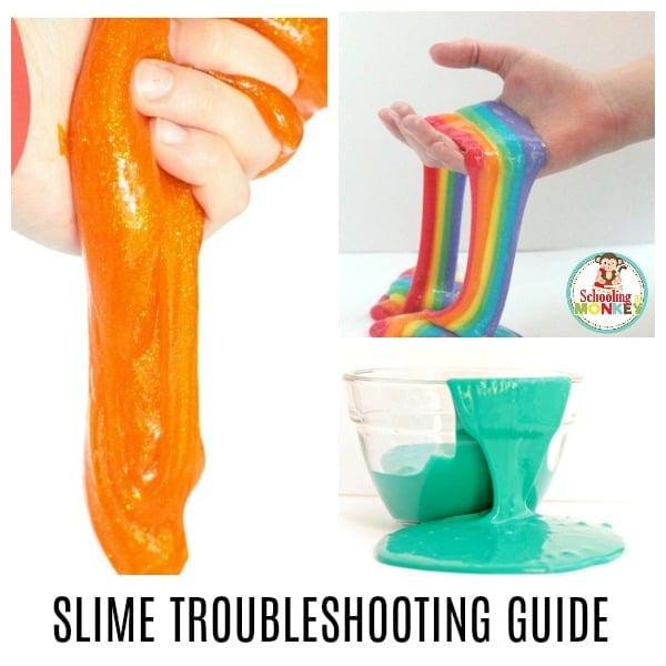 Does your slime always flop? Use this slime troubleshooting guide to help you make the perfect slime recipe every time and become a slime expert!