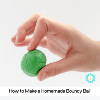 Bored? Make these bouncy balls using just borax, glue, and corn starch! Kids will be amazed at how easy it is to make a homemade bouncy ball!