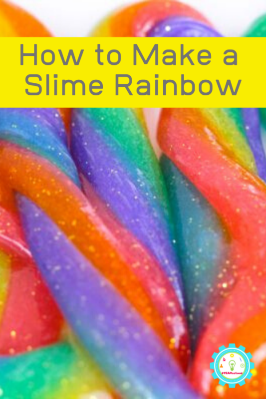 clear rainbow slime