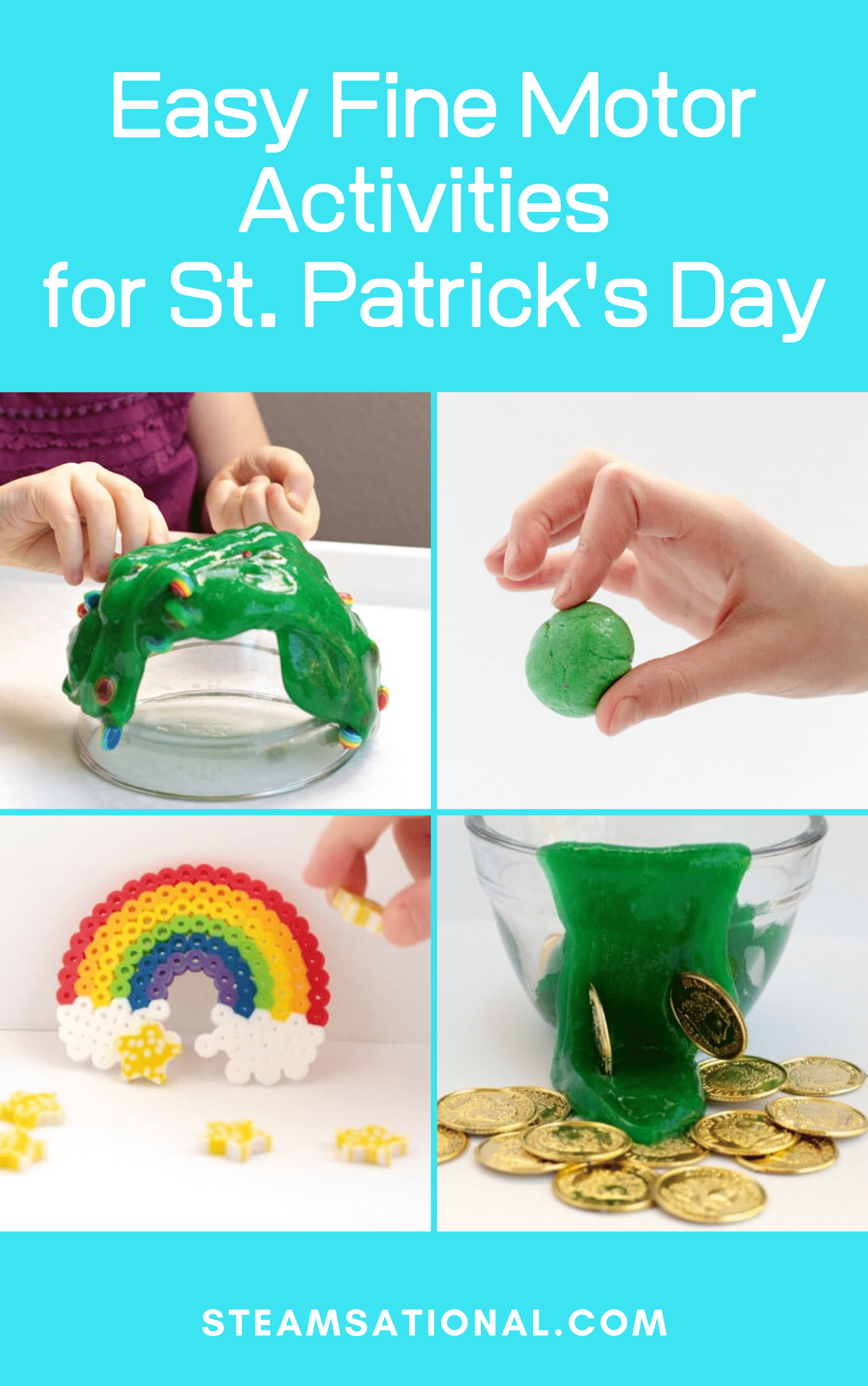 St. Patrick's Day Fine Motor Activities Kids will Love!