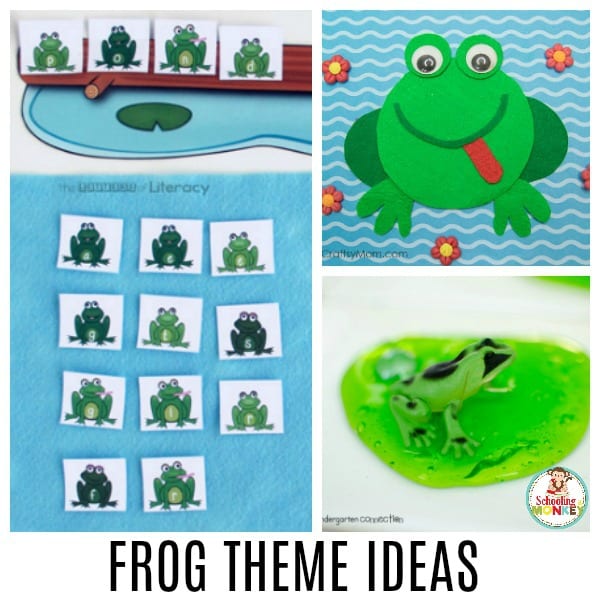 Planning a frog theme? These frog theme activities will give preschoolers and kindergarten kids everything they need to learn with a frog thematic unit! These frog activity ideas will make lesson planning a breeze. The perfect spring activities for the preschool classroom!