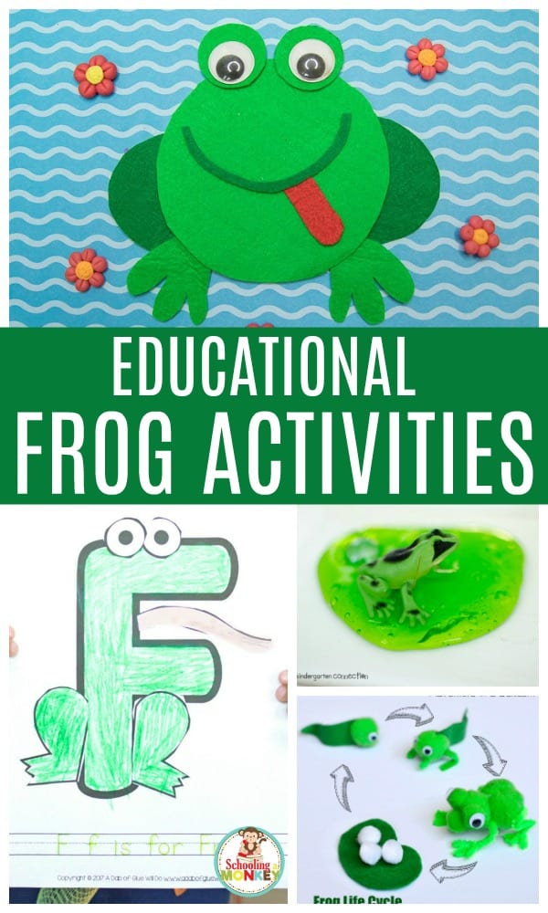 Planning a frog theme? These frog theme activities will give preschoolers and kindergarten kids everything they need to learn with a frog thematic unit! These frog activity ideas will make lesson planning a breeze. The perfect spring activities for the preschool classroom! #thematicunit #preschool #handsonlearning #springactivities