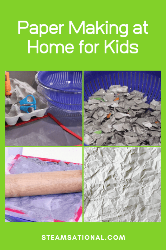 how to recycle paper at home