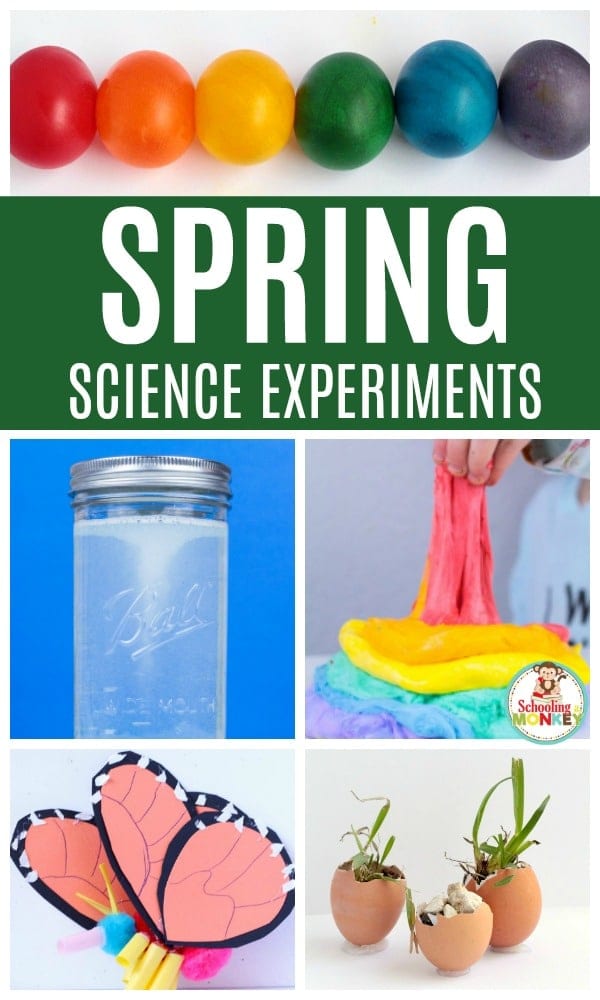 Love science? Love spring? These spring science experiments are the best experiments to do in the classroom or at home in the spring! Spring science activities for kids will help make the best spring science projects and spring science fair experiments! #scienceexperiments #stemactivities #science #springactivities
