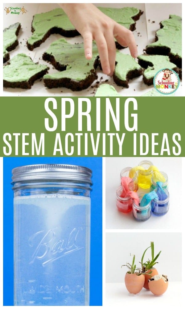 Make STEM learning more fun when you make it spring themed! These spring STEM activities for kids provide the perfect spring environment for STEM lesson plans and STEM learning challenges. Spring stem challenges are a fun way to bring STEM education into the classroom or home! #springactivities #stemed #stem #stemactivities