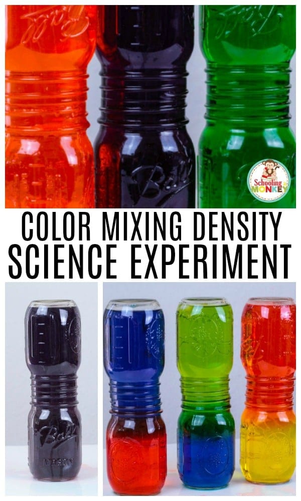 Learn about water density, energy, how molecules work, and more in this super fun and easy hot and cold water density science experiment! Kids will be delighted with how fun it is, and the bright colors will many any kid interested in science! It's the perfect STEM activity for the classroom or home. #science #stem #stemed #scienceclass #scienceexperiment #elementary #kidsactivities #learningactivities #teachingideas