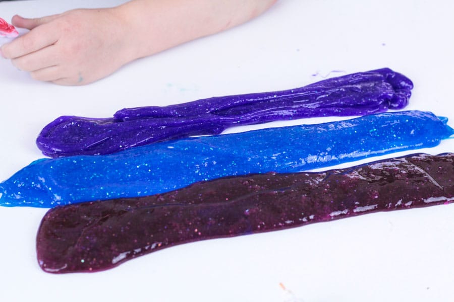 You've heard of unicorn slime, now try dark unicorn slime! This slime recipe is inspired by Princess Luna from My Little Pony and would make a fun birthday party favor for any My Little Pony birthday party! Princess Luna slime is fun to make and play with and uses an easy slime recipe.
