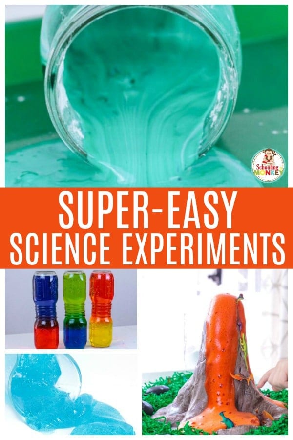 Science doesn't have to be hard. These easy science experiments for kids are tons of fun, and are easy to do, even if you've never done a science experiment in your life before! Try them at home or in the classroom for hands-on science learning and fun! #stem #stemed #stemactivities #science #scienceproject #scienceexperiments #scienceclass #teachscience #handsonscience #handsonlearning #kidsactivities