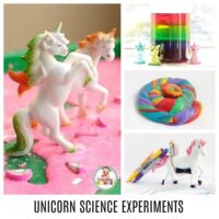 Nothing is more fun than unicorn science experiments! These unicorn science activities and unicorn STEM activities are the perfect way to learn with magical unicorns while learning all about real life science at the same time. You won't believe how much science you can teach using unicorns! Perfect for STEM centers!