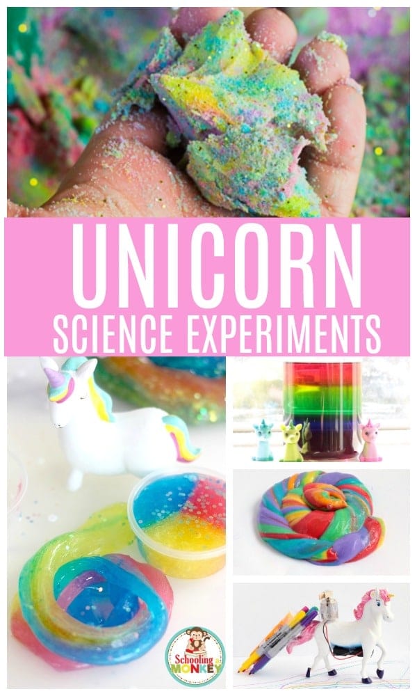 Add a bit of magical flair to the STEM classroom with these unicorn science experiments! Kids love these unicorn-themed science activities!