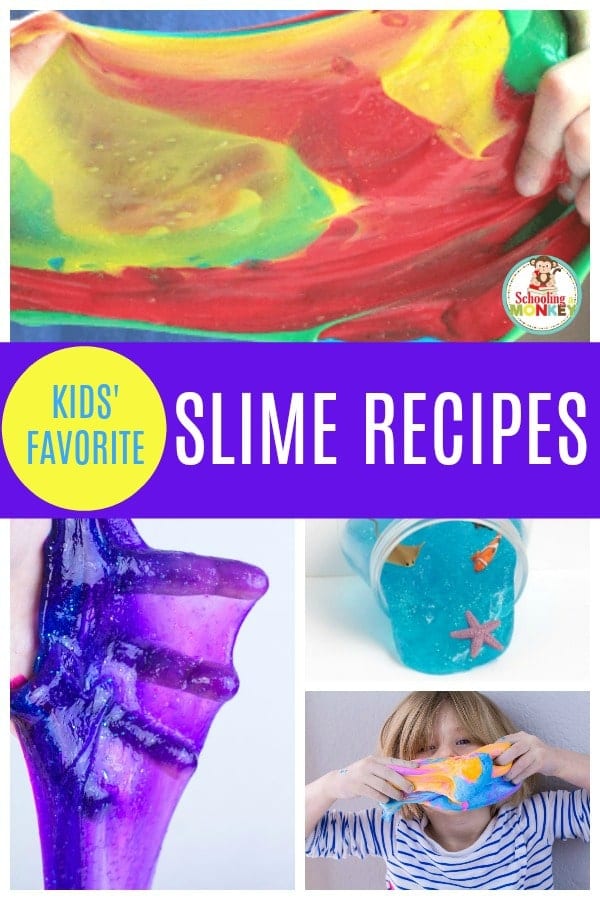 Learn how to make satisfying slime with this list of over 100 easy slime recipes! These sticky slime recipes are the perfect way to learn how to make satisfying slime and will keep kids entertained for hours. These foolproof slime recipes ensure you’re not wasting ingredients on slime recipes that fail! #slimerecipes #slime #slimer #kidsactivities #summerfun #sensory