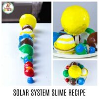 Make slime educational by making this slime model of the solar system! The solar system slime recipe is a fun way to combine space learning and slime play in one! Make learning the planets fun with this educational slime activity for kids. It's the perfect activity for a space theme! #space #planets #spacetheme #thematicunit #theme #slime #slimer #slimerecipe