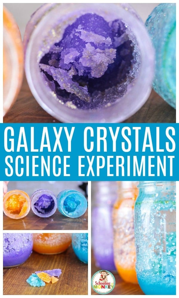 When it comes to kids science experiments, the key is to make them fun! Make the galaxy sugar crystal science experiment in your class to make your science lessons fun and memorable. Kids will love these space-themed and edible crystal science. Science activities will soon become a favorite in your class! #scienceexperiment #science #stem #stemed #galaxy #space #kidsactivities