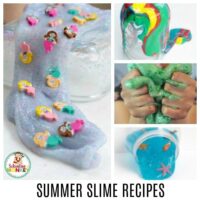 These easy slime recipes for summer are the perfect easy slime recipes for kids. Summer is the best time to try slime recipes, and this list of stretchy slime recipes are foolproof and easy enough for kids of all ages! Tween slime recipes are the best screen-free activity for summer. #slimerecipes #slime #slimer #summerfun #summeractivities #screenfreeactivities