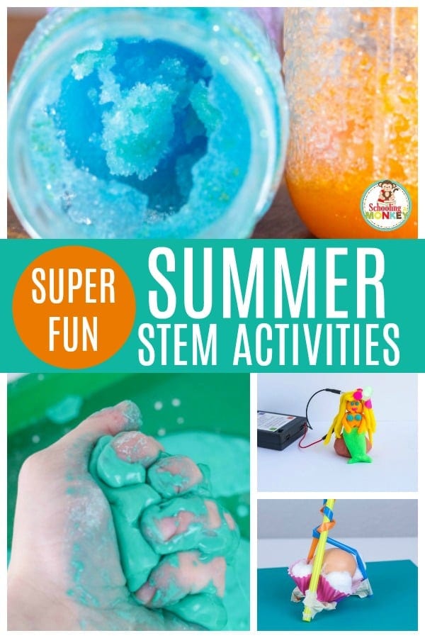 Summer STEM Activities bucket list for kids! - 50+ STEM challenges that will get kids learning this summer all while having a blast!
