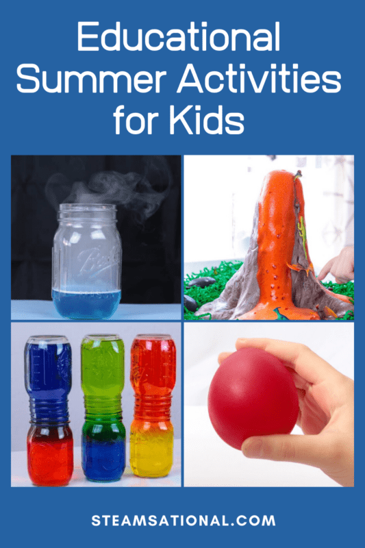 Make learning fun with these hands-on summer learning activities for kids! Summer educational activities don't have to be boring.