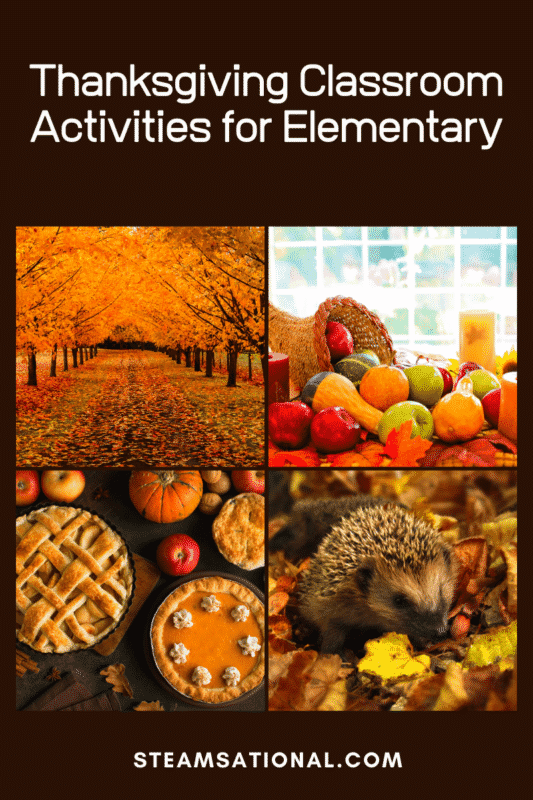 thanksgiving classroom activities