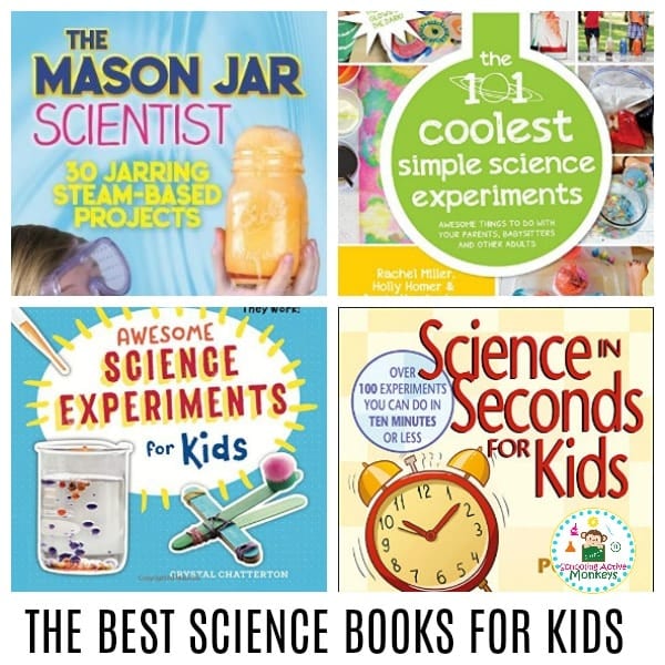 Children’s science books can help foster a love of science and learning from a young age. This collection of the best science books for kids include hundreds of science experiments for kids that they will love! These science gifts for kids provide the perfect gift for any science lover. #scienceexperiments #giftideas #giftguide #STEAMactivities #STEMactivities