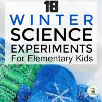 Winter science experiments for elementary kids are the perfect science experiments for kids to try during the winter months! Whether doing classroom science experiments or home science experiments, these ice experiments for elementary school will make learning science fun! #scienceexperiments #stemactivities #stemed #winteractivities #scienceclass