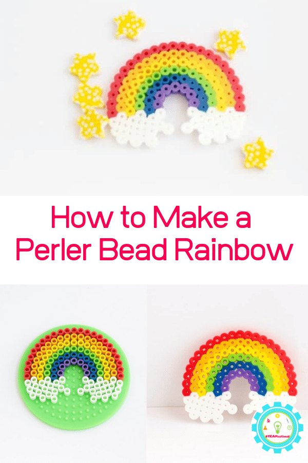 how to make a perler bead rainbow