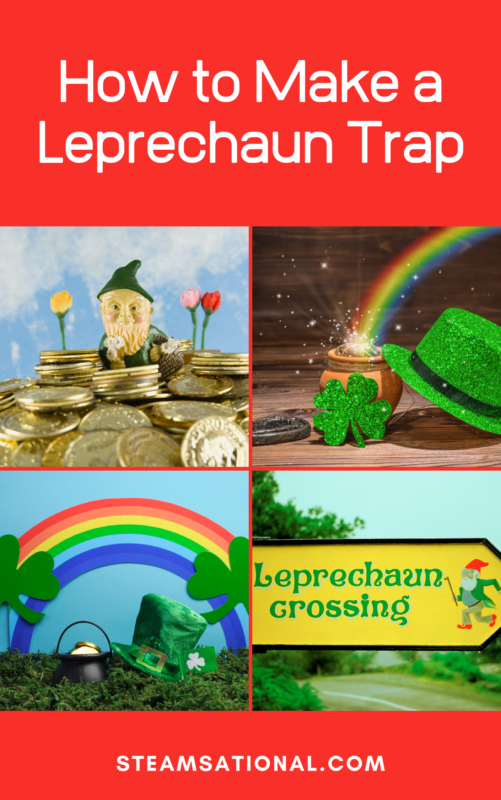 Epic leprechaun trap STEM activity that students love! A favorite St. Patrick's Day STEM activity in elementary and middle school classes alike!