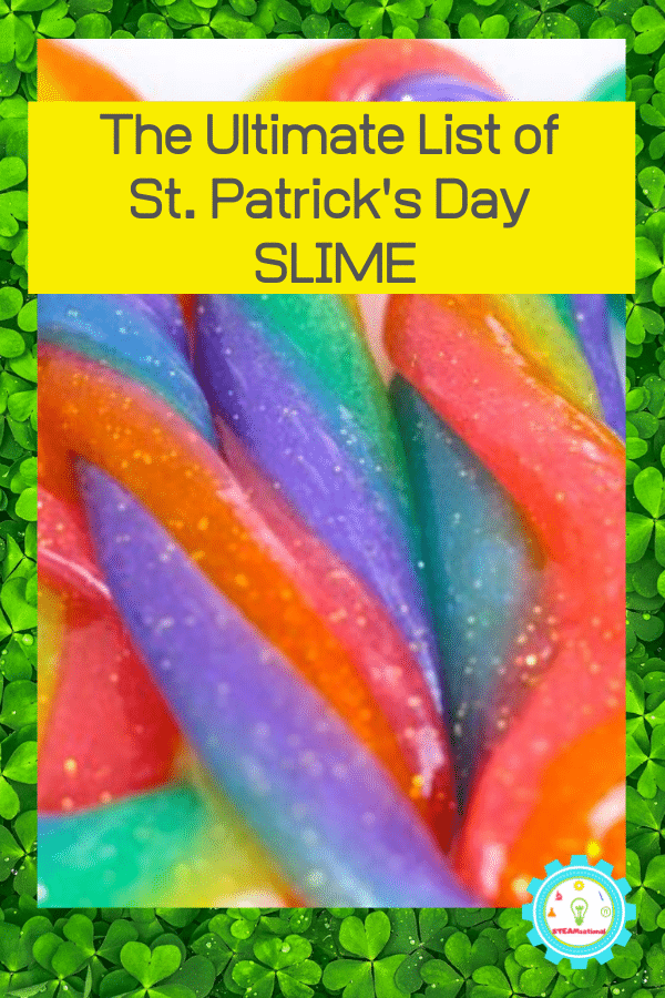 saint patricks day slime