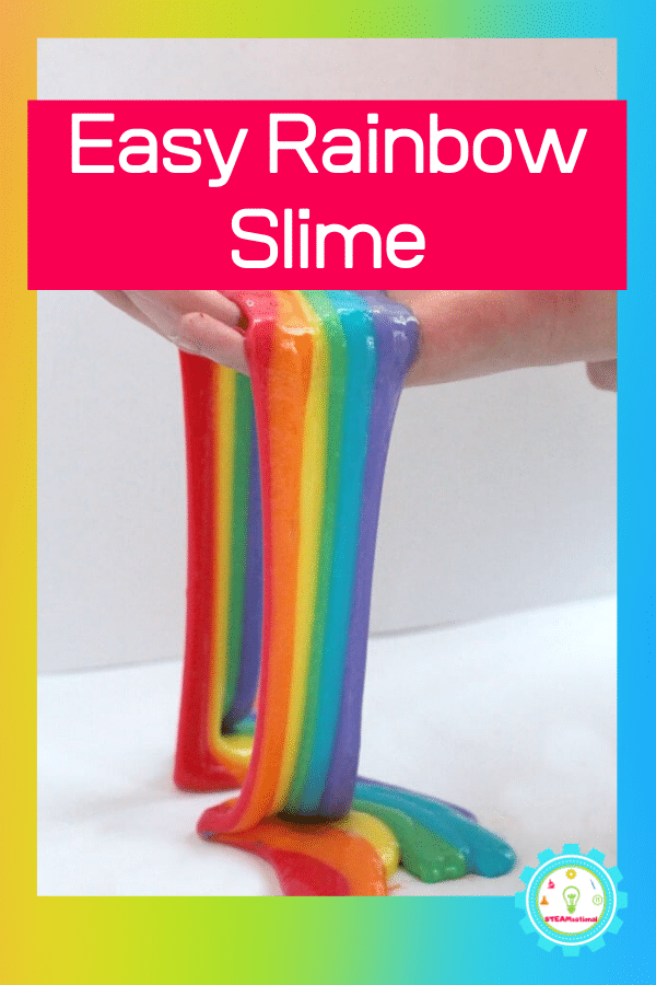 this amazing rainbow slime will be a HUGE hit in your science classroom, or just at home! Keep reading to learn how to make rainbow slime. 