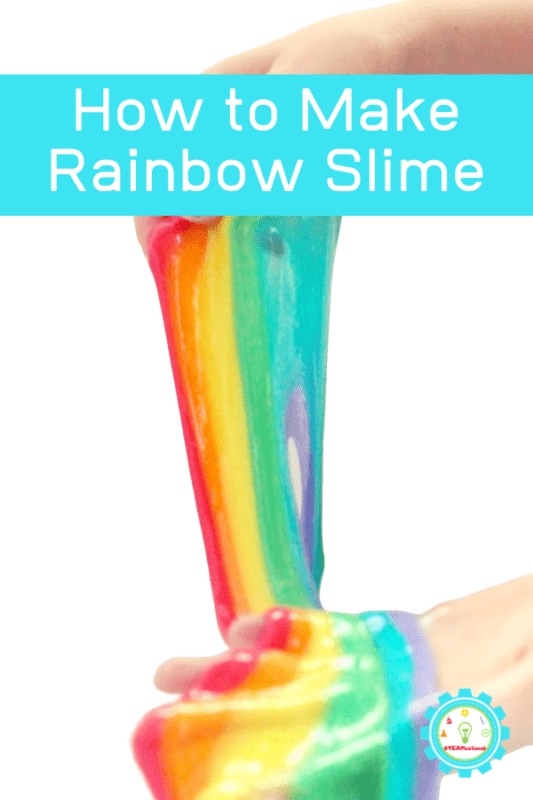 this amazing rainbow slime will be a HUGE hit in your science classroom, or just at home! Keep reading to learn how to make rainbow slime.