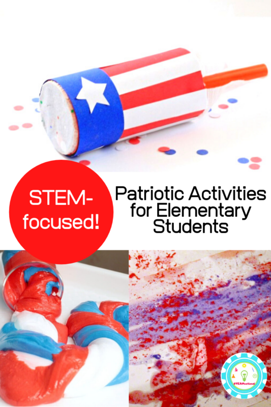 These 4th of July STEM activities would make the perfect addition to any patriotic STEM unit. Find patriotic STEM activity ideas here!