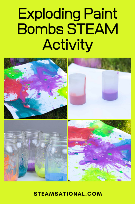 Exploding Paint Bombs STEAM Activity